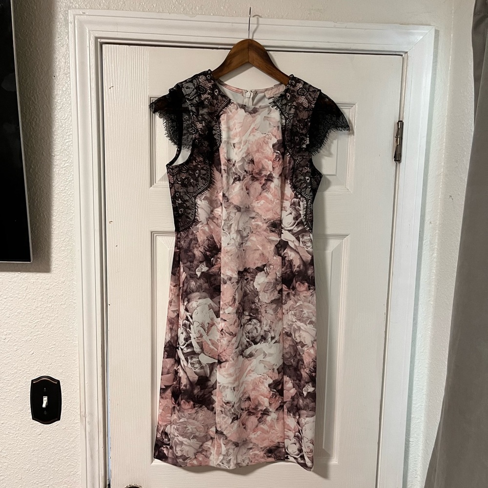 Lovely by Adrianna Papell Floral Print Dress